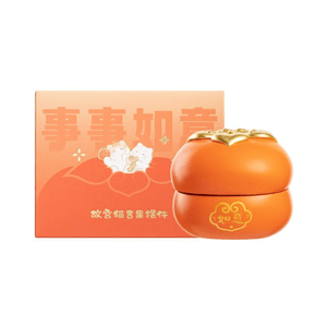 【中国直邮】 故宫淘宝 上新了故宫 博物馆文创吉果猫苹果柿子桌面摆件 事事如意6.3cm