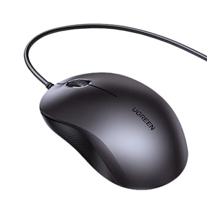 [중국 직배송] UGREEN 마우스 (1개) - 조용한 유선, 편안한 그립감, USB 범용 컴퓨터/사무용 마우스