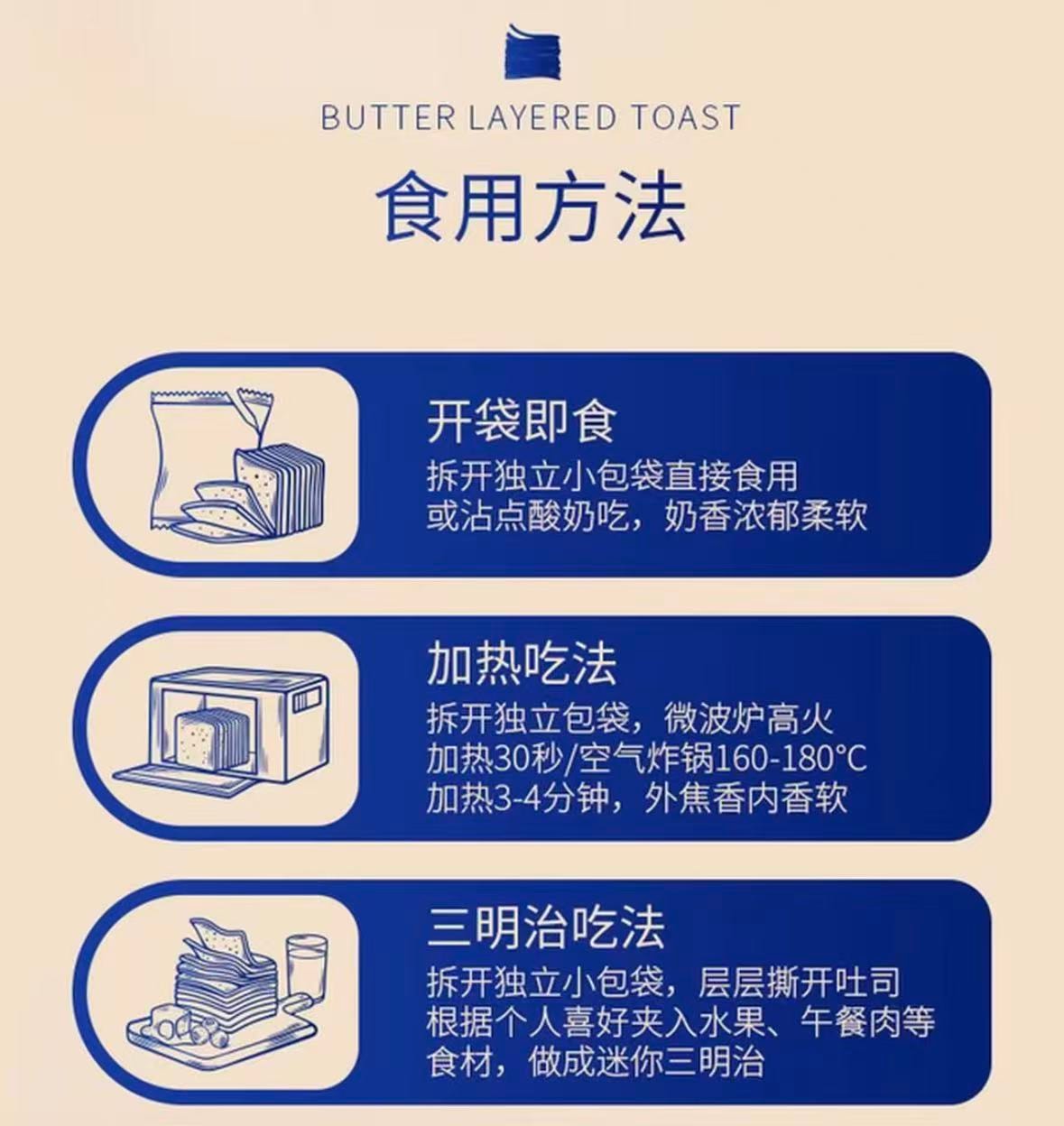 怪力食廠 &亞米聯名奶油千層吐司麵包252g早餐代餐休閒零食手撕整箱