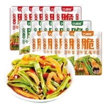 Qiao Qiao Fuwa Kong Cai Konjac 16g*12 packs 192g Crispy side dish, ready to eat, mixed flavors of spicy, sour, and garlic