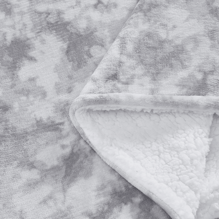 Zip Up Oversized Wearable Blanket Hooded Jacket #Tie Dye 3