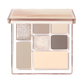 JUDYDOLL橘朵 七巧板玩趣眼影盘 大地色腮红高光修容 8.5g #28 烟木盘 大地木调 深邃炭棕【HOT】