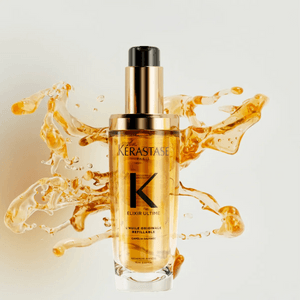 Elixir Ultime L'Huile Originale Camellia Hair Oil 2.53oz Refillable Versatile Beautifying Oil for Dull Hair