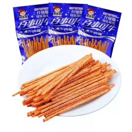 Spicy Bar PepsiCo Beef Vegetarian Beef Muscle Stick Spicy Snack 16g ✖️ 5 packs of snacks