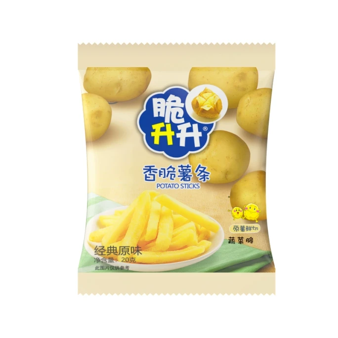 【中国直邮】 脆升升 薯条经典原味 原切小零食 20g*1包