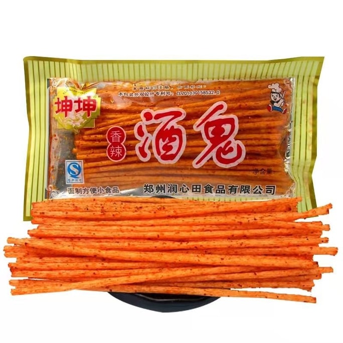 【中國直郵】 酒鬼 辣條校園學生大辣棒小時候零食小吃記憶兒時懷舊食品年代 麻辣條18g*5包