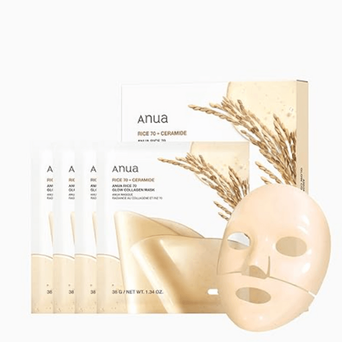 韓國 ANUA 煥亮膠原面膜 4片