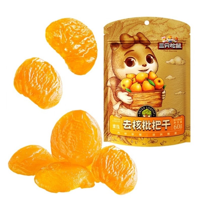 삼다람쥐 건조 모과 핵산 무첨가 달콤한 달리앙산 비파 보존 생과일 건조과일 60g/봉지