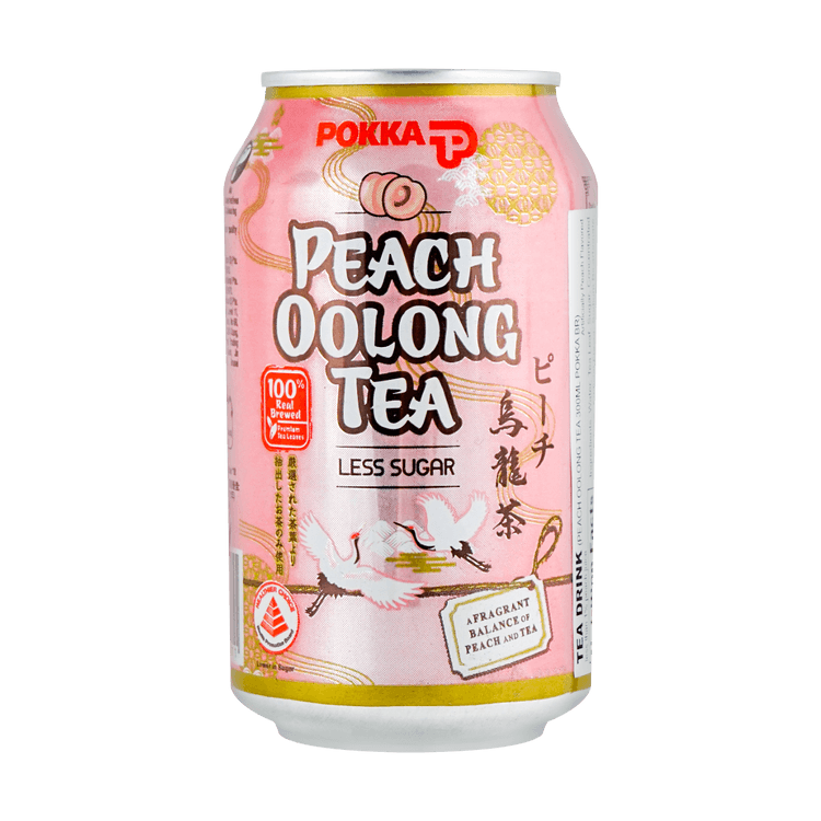 新加坡pokka 水蜜桃乌龙茶300ml 亚米