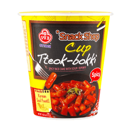 Spicy Snack Shop Cup Tteok-bokki - Spicy Rice Cakes with Soup, 4.83oz