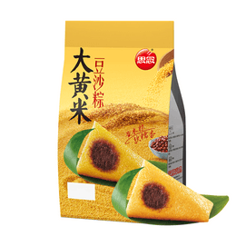 Yellow Corn Sweet Bean Paste Rice Dumpling ,Dragon Boat Festival Zongzi , 7.05 oz