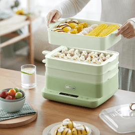 Bear Electric Rice Noodle Roll Steamer Machine Cheong Fun 8L   CFJ-A80B2