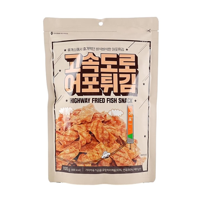 Highway Fried Fish Snack 3.52 oz