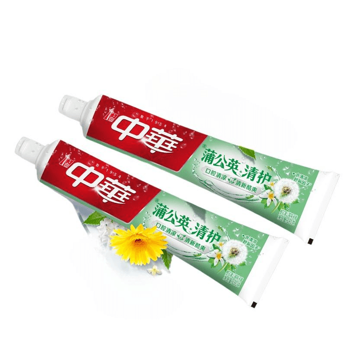 Huaqing Toothpaste Fresh Breath 160g * 2 pcs
