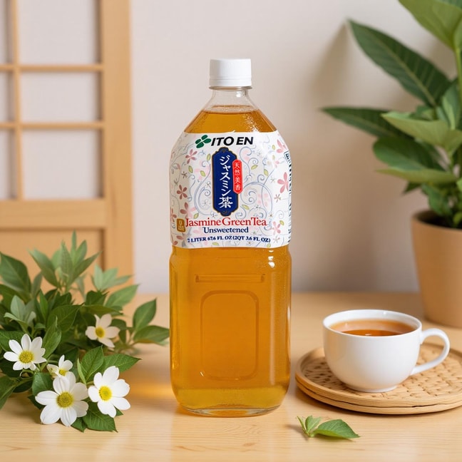 Jasmine Green Tea ,0 Sugar 0 Calories 0 Fat, 67.6 fl oz