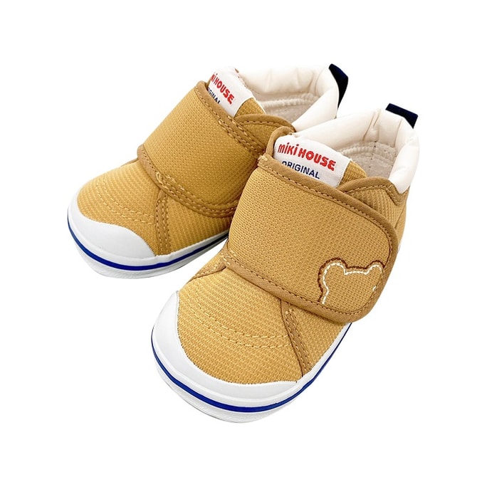 [일본에서 온 다이렉트 메일] MIKIHOUSE||수상 경력에 빛나는 새로운 유아용 신발, 두 번째 섹션||노란색 13.0cm 1켤레