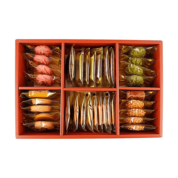 다양한 쿠키 선물 세트 10.58 oz【말차, 코코아, 몬토스, 견과류, 건포도, 귀리, 커피, 장미 맛】 5