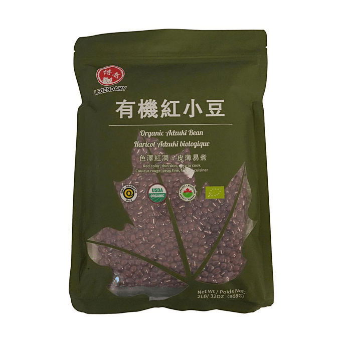 传奇 有机红小豆 908g 【色泽红润】【皮薄易煮】