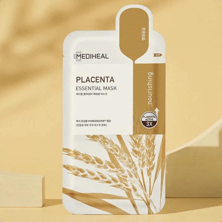 [Livraison directe de Corée] Corée MEDIHEAL Masque hydratant nourrissant en profondeur au riz germé 10 pièces/boîte. 3