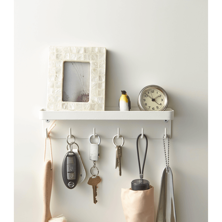 야마자키 홈 자석 키홀더 - 스틸 화이트 (1개) 3