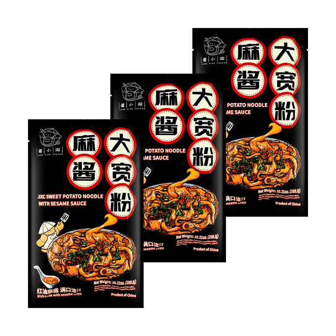 【Value Pack】Sweet Potato Noodles with Sesame Sauce - 3 Packs* 10.21oz