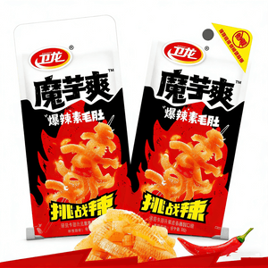 【新年の必需品】威龍【新商品発売】こんにゃく細切り 激辛ベジタリアン胃袋 15g×6袋（激辛細切り）