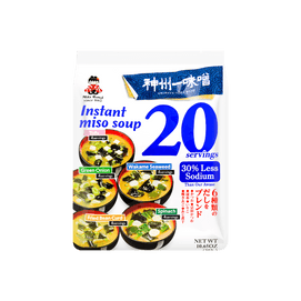 日本SHINSYUICHI神州一味噌 速泡即食 味噌湯 淡鹽系列 302g 20包入【5種口味超值組合裝】