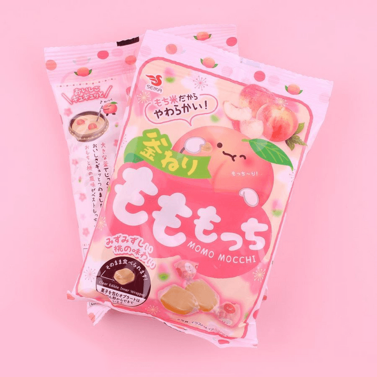SEIKA FOODS 桃もちソフトキャンディ 1.12オンス【柔らかくてもちもち