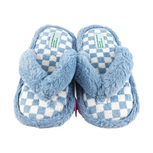 Slippers 9627 Checkerboard Slippers Blue 38-39