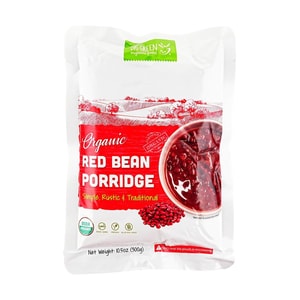 Organic Red Bean Porridge, 10.5 oz 【Ready to Eat】【USDA Organic】【NON-GMO】【Vegan】【Gluten -Free】