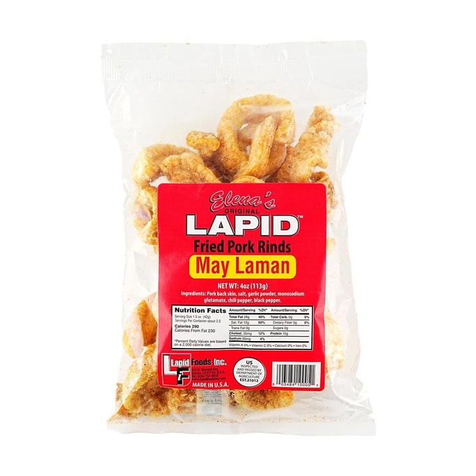 LAPID 炸豬皮 113g【可炒製涼拌涮火鍋】