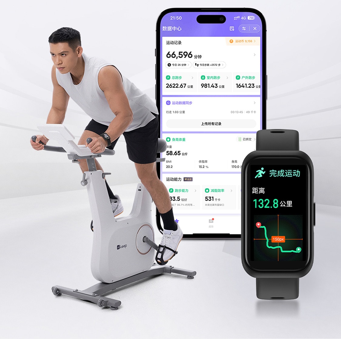 【中国直邮】 Keep 智能手环B5lite/智能手环专业训练羽毛球乒乓球篮球运动手环支付健身跑步心率睡眠监测游泳手环 黑色 一个装