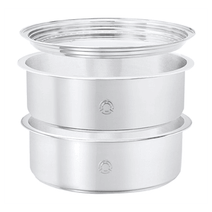 台灣TATUNG大同 3件套不銹鋼蒸籠TAC-S03 適合大同電鍋6杯6KN/6GS使用 可單獨使用 3pcs