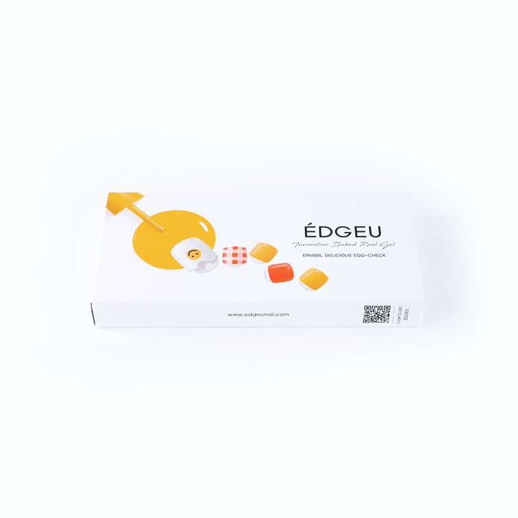 Innovative Baked Real Gel Nail Strips Peel Off Nails For Foot #EPA606 Delicious Egg-Check 3