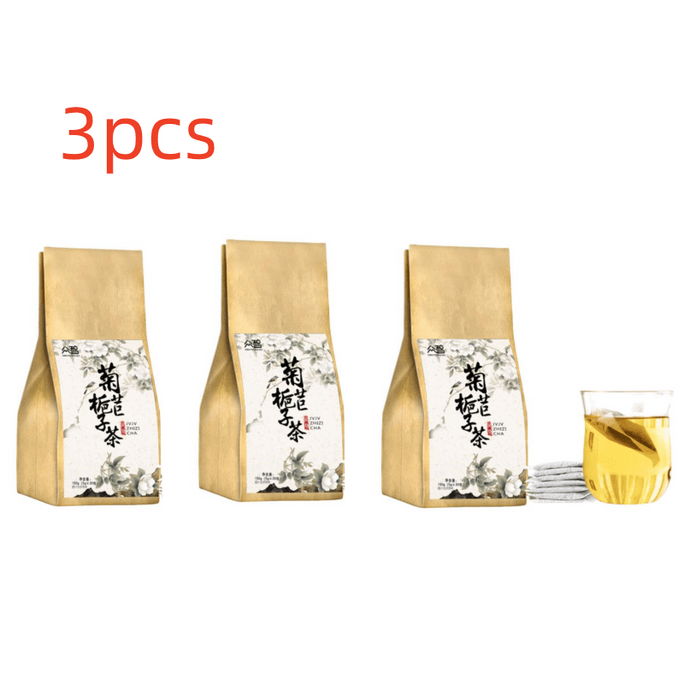[U.S. Direct Mail] 3pcs Chicory Gardenia Tea 450g(150g*3) Natural Chinese Herbal Tea Diuretic And Anti-swelling