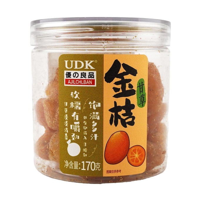优之良品 甘草金桔 170g