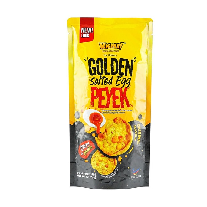 Golden Salted Egg Peyek,2.11 oz