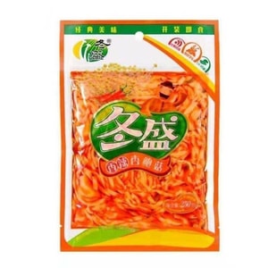 【中国直邮】  冬盛 香辣杏鲍菇 250g   下酒菜零食小包装开袋即食下饭菜咸菜小吃