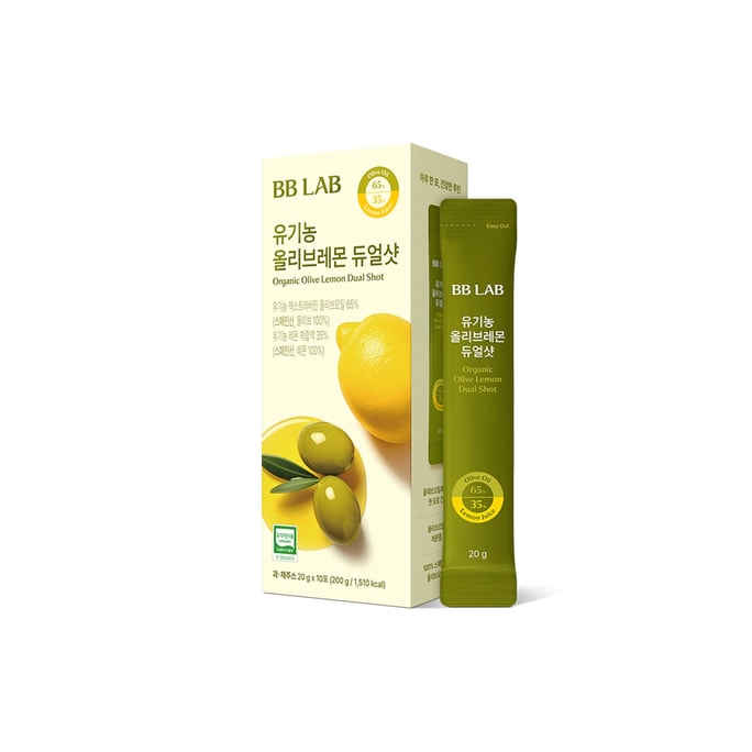 Organic Olive Lemon Juice 20g × 10 Sticks