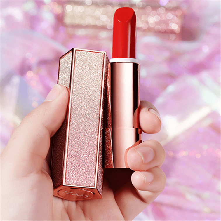 [中国直邮]莉兹LEEZI 璀璨星光魅色唇膏 滋润保湿 抖音快手小红书同款 网红唇膏口红 正红色 单支装 3