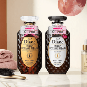 Organic Argan Oil & Platinum Keratin Extra Damage Repair Shampoo, 15.2 fl oz. + Treatment 15.2 fl oz. Set【Value Pack】