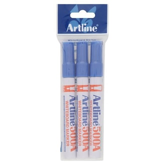 马来西亚直邮 日本artline Am 500a 白板用马克笔 黑色 3pcs 亚米 马来西亚直邮 日本artline Am 500a 白板用马克笔 黑色 3pcs 亚米