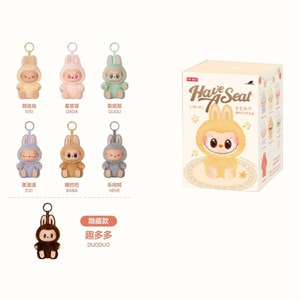 Labubu Sit & Party Vinyl Face Blind Box Keychain - 2nd Generation (1 Piece)