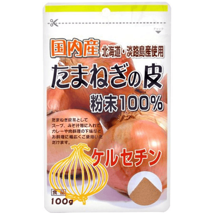 【日本直邮】 日本 理研 洋葱皮粉 100克 多酚槲皮素和丰富的膳食纤维