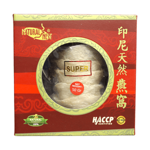 九龍堂 燕窝中的爱马仕! 印尼纯天然顶级Super白燕窝 50g尝鲜装 燕盏 最高级别 