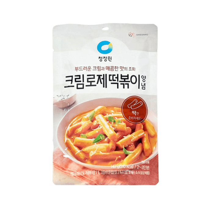 韓國CHUNG JUNG ONE清淨園 奶油玫瑰起司辣炒年糕醬料140g