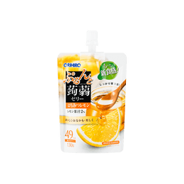 日本ORIHIRO 蒟蒻可吸果冻爽 蜂蜜柠檬口味 130g