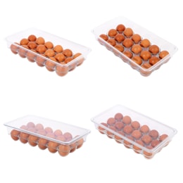 ROSELIFE鸡蛋收納盒可容納18顆鸡蛋