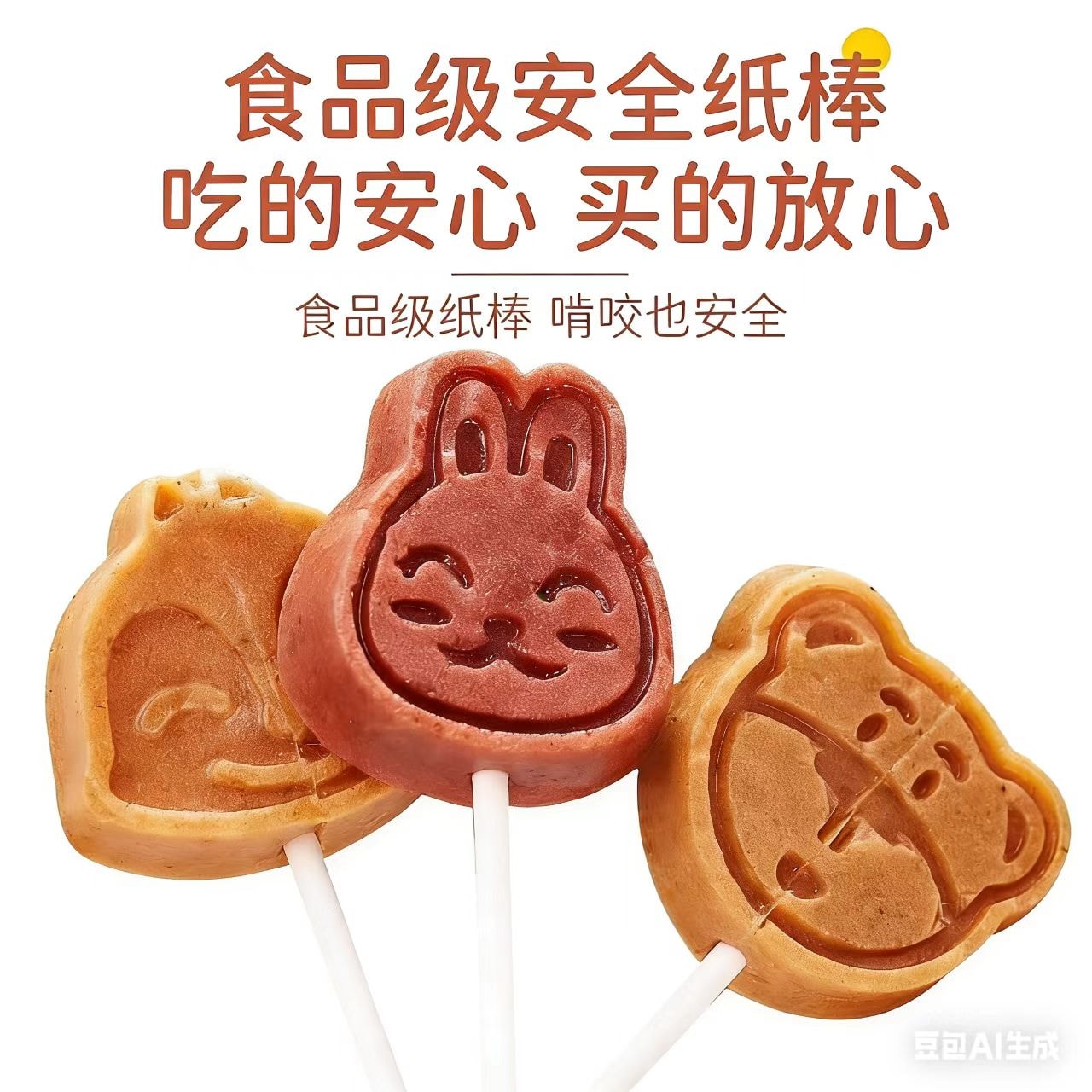 比比赞 小熊山楂棒棒糖条休闲解馋零食小吃营养休闲食品小包装100克*包