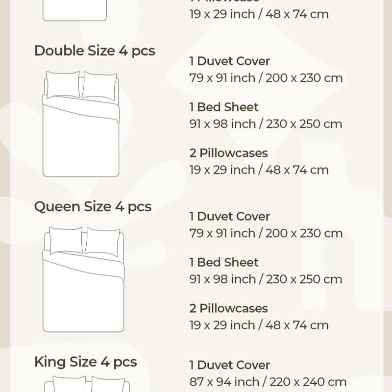 【中国直邮】 Lullabuy 织序水洗棉条纹床上四件套 蓝色-Queen